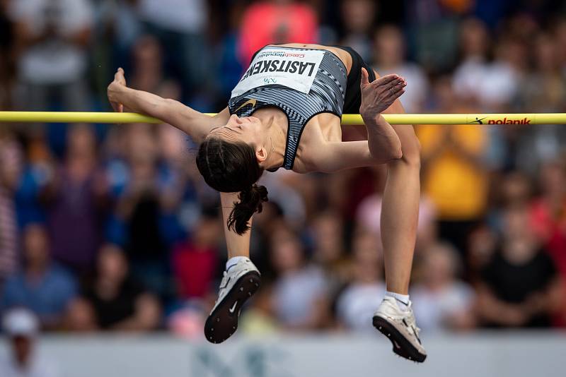 Zlatá tretra, atletický mítink IAAF World Challenge, 20. června 2019 v Ostravě. Na snímku Mariya Lasitskene.