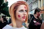 Zombie walk v Ostravě, sobota 29. června 2019.