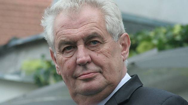 Prezident Miloš Zeman. Ilustrační foto