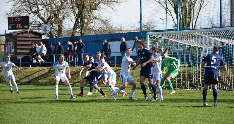 Vrchovina - Baník Ostrava B 1:2 (25. kolo MSFL, 23. 4. 2022)