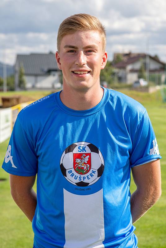 Fotbalový klub - Spolek SK Brušperk, 26. srpna 2020 v Brušperku. Jan Čejka (obránce)