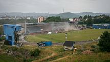 Demolice Bazalů, 17. červenec 2018 v Ostravě.