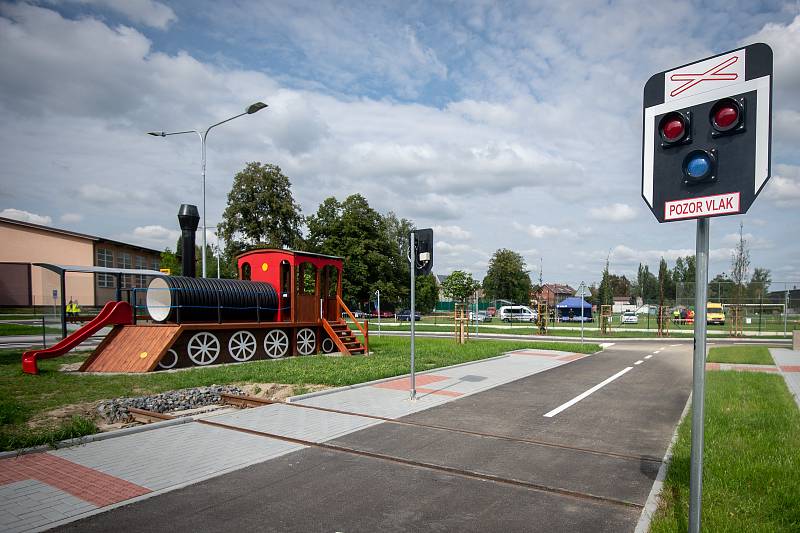 Nově otevřené dopravní hřiště 6. zaří 2019 v Ostravě.