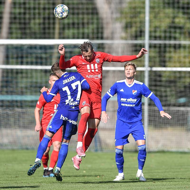 Přípravné utkáním FC Baník Ostrava - MFK Vítkovice, 11. října 2019 v Ostravě.