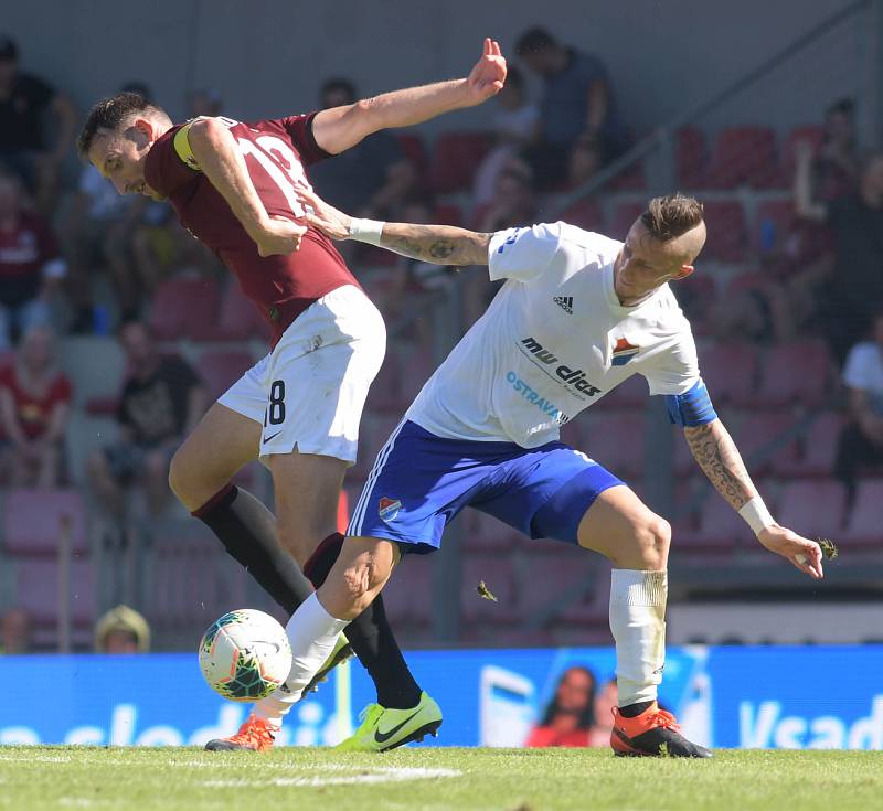 Utkání 6. kola první fotbalové ligy FORTUNA:LIGA, AC Sparta Praha - FC Baník Ostrava, 18. srpna 2019 v Praze.