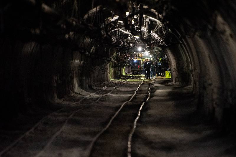 Důl Lazy před uzavřením, listopad 2019.