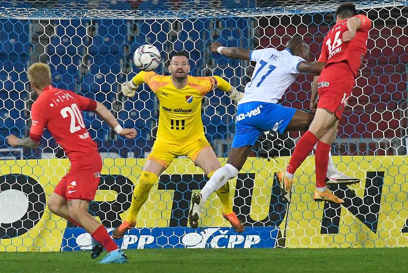 Baník Ostrava - Zbrojovka Brno (1:1), 30. kolo FORTUNA:LIGY, 1. května 2021. Městský stadion ve Vítkovicích.