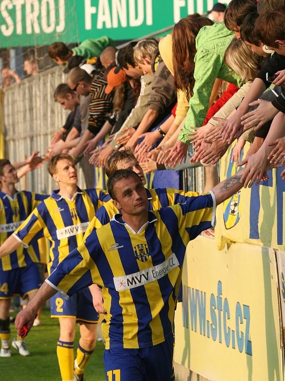 Z fotbalového zápasul II. ligy -  Slezský FC Opava - FC Vítkovice 3:0