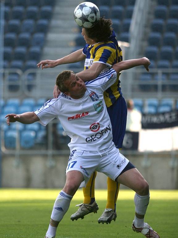 Z fotbalového zápasul II. ligy -  Slezský FC Opava - FC Vítkovice 3:0