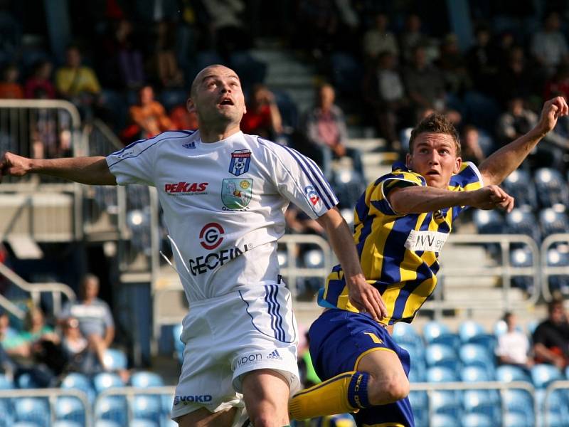 Z fotbalového zápasul II. ligy -  Slezský FC Opava - FC Vítkovice 3:0