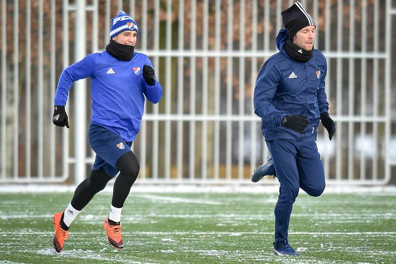 Zimní příprava FC Baníku Ostrava, 3. ledna 2019 v Ostravě.