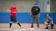 Arrows Fest 2018 v Ostravě-Porubě nabídl exhibiční zápas hokejistů Vítkovic, baseballistů Arrows Ostrava a amerických fotbalistů Steelers Ostrava.