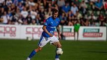 Utkání 2. kola MOL Cup: FC Hlučín - Baník Ostrava 0:1 po prodloužení, 25. srpna 2021 v Hlučíně.