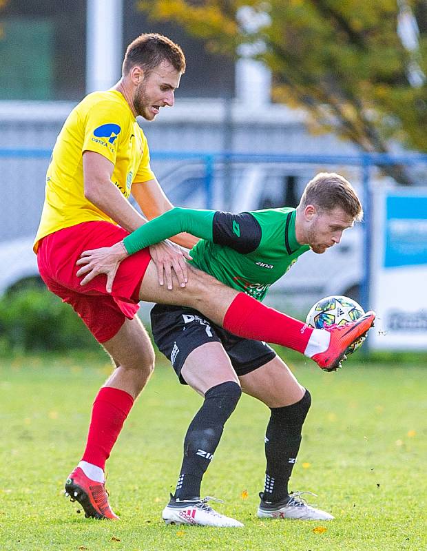 Utkání 16. kola Fortuna MSFL: FC ODRA Petřkovice – SK HS Kroměříž, 16. listopadu 2019 v Ostravě.