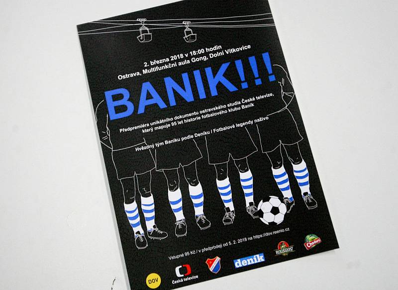Ostravské studio České televize (ČT) připravilo dokument mapující historii Baníku od roku 1922, kdy byl klub založen. Dokument s názvem Banik!!! má předpremiéru v Gongu 2. března.
