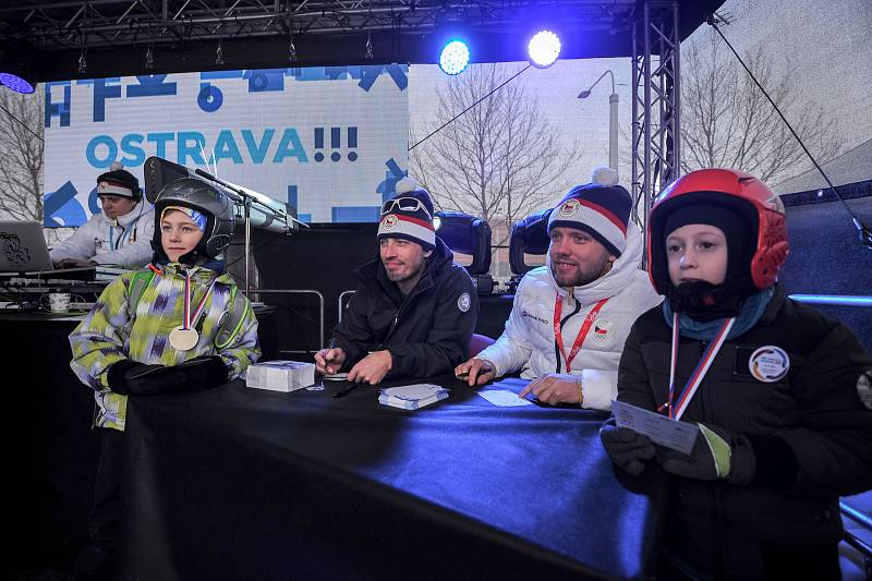 Olympijský festival v Ostravě u Ostravar Arény, únor 2018. Ilustrační foto.