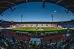 Slezské derby FC Baník Ostrava - Slezský FC Opava, 21. dubna 2019, utkání 29. kola první fotbalové ligy.