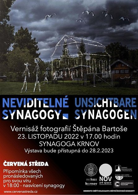 Neviditelné synagogy. Plakát k výstavě