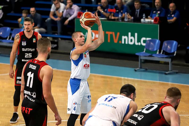 Utkání 3. kola Kooperativa NBL: NH Ostrava - Svitavy, 12. října 2019 v Ostravě.