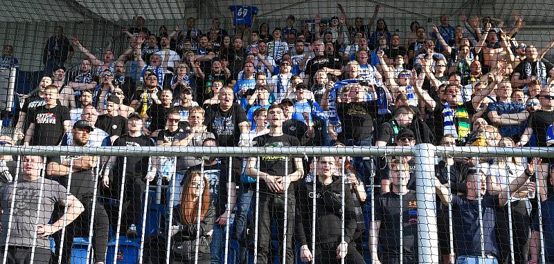 Fotbalisté Baníku Ostrava v Uherském Hradišti proti Slovácku.