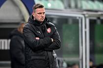 Trenér české reprezentace Jaroslav Kostl proti San Marinu.