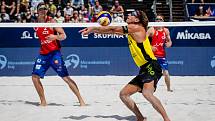 J&T Banka Ostrava Beach Open, 4. června 2021 v Ostravě. Aleksandrs Samoilovs (LAT).