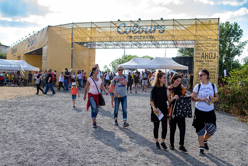 Hudební festival Colours of Ostrava 2019 v Dolní oblasti Vítkovice, 17. července 2019 v Ostravě.