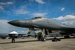 Přílet bombardérů B-52H Stratofortress a nadzvukového "stealth" B-1B Lancer na ostravské letiště Leoše Janáčka v Mošnově.