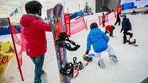 Olympijský festival v Ostravě, neděle 11. února 2018. Disciplína snowboard