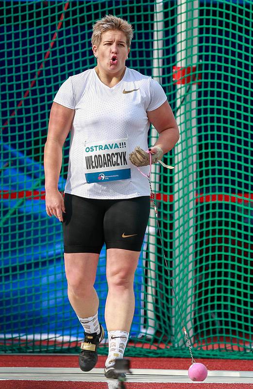 Zlatá tretra Ostrava 2018. Hammer throw, kladivo ženy, Anita Wlodarczyk