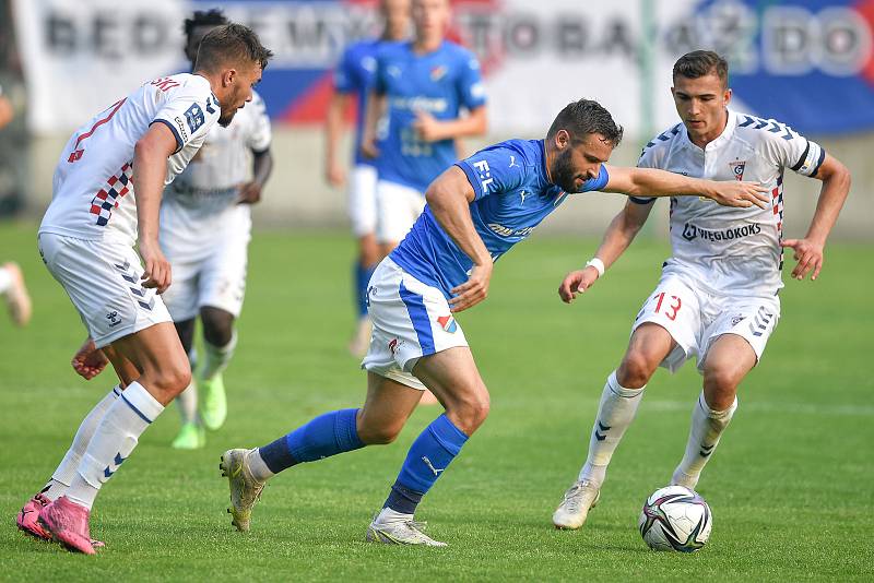 Přátelské utkání Górnik Zabrze - FC Baník Ostrava, 17. července 2021 v Zabrze (PL).