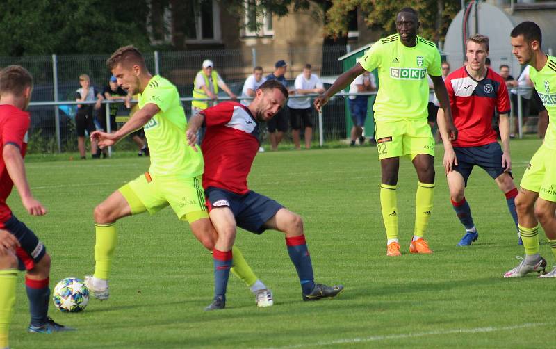 Unie Hlubina - MFK Karviná 0:6, utkání 2. kola MOL Cupu.