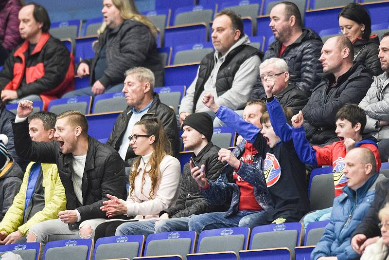 Utkání 46. kola hokejové extraligy: HC Vítkovice Ridera - Piráti Chomutov, 19. února 2019 v Ostravě. Na snímku fanoušci.