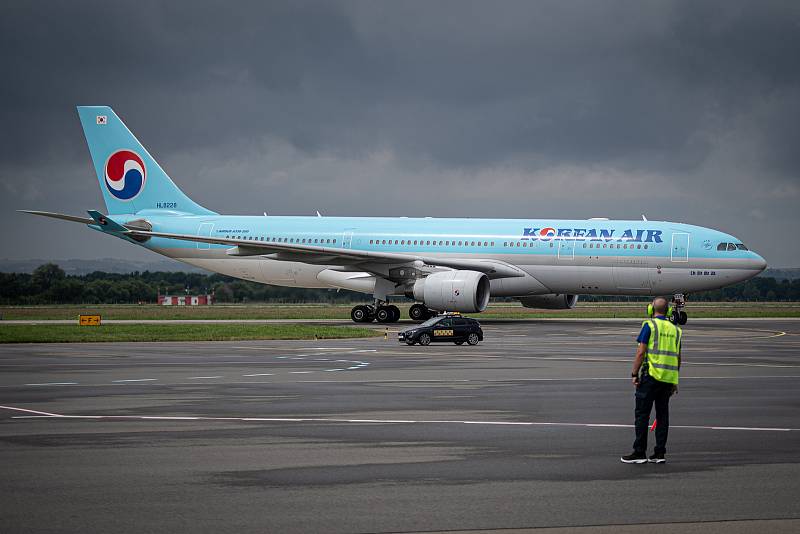 Na Letiště Ostrava přiletělo poprvé v historii letadlo korejského dopravce (Airbus A330-200 Korean Air), 16. července 2020. Letoun si najala automobilka Hyundai Motors pro přepravu zaměstnanců.