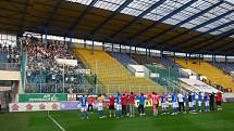 Fotbalisté Baníku Ostrava v Teplicích.