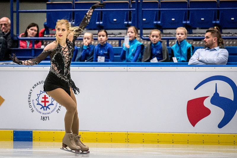Mezinárodní mistrovství ČR v krasobruslení v Ostravar Aréně, 14. prosince 2019 v Ostravě. Na snímku Eliška Březinová.