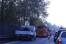 Obnovení prací na mostě zaskočilo řidiče, kteří tento týden projížděli mezi Hlučínem a Ostravou.
