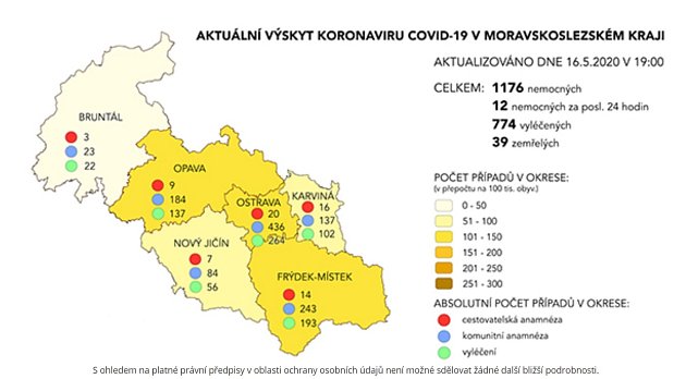 Mapa KHS, 16. května.