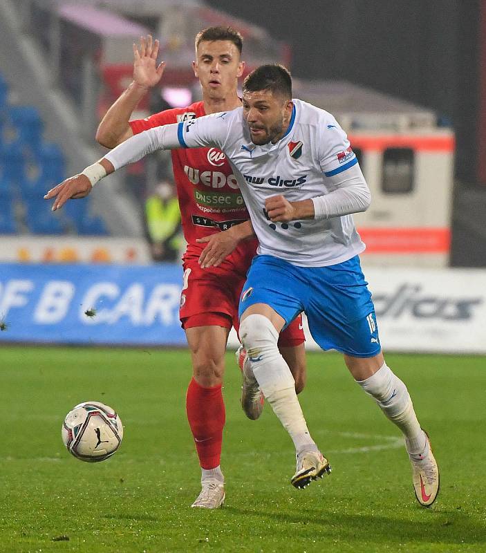 Baník Ostrava - Zbrojovka Brno (1:1), 30. kolo FORTUNA:LIGY, 1. května 2021. Městský stadion ve Vítkovicích.