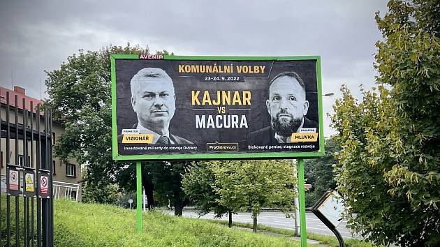 Kajnar vs. Macura: s omluvou přibyly v Ostravě i další kousavé billboardy -  Moravskoslezský deník