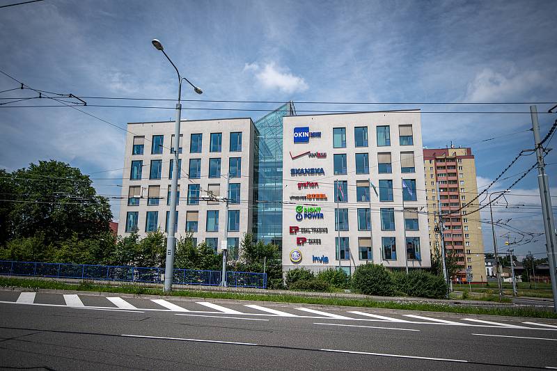 Budova Nordica kde sídlí IT firmy Verizon Communications a Okin BPS v Ostravě.