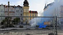 Smrtka procházející se ve čtvrtek po centru Ostravy propagovala projekt Za čistou Ostravou – rok po volbách. Ten monitoruje, jak regionální politici plní své předvolební sliby, že se plně zasadí o lepší ovzduší ve městě. 