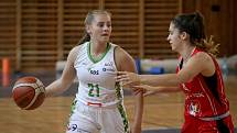 Basketbalový turnaj žen Memoriál Jiřího Jurdy: SBŠ Ostrava - Sokol Hradec Králové, 6. září 2019 v Ostravě.