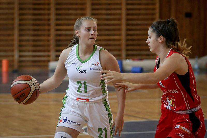 Basketbalový turnaj žen Memoriál Jiřího Jurdy: SBŠ Ostrava - Sokol Hradec Králové, 6. září 2019 v Ostravě.