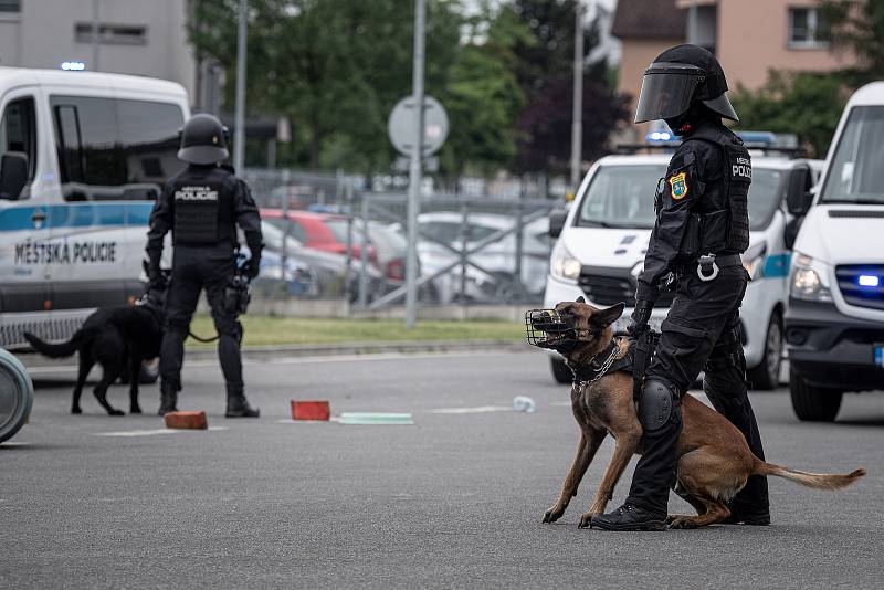 Ukázka činnosti MPO (Městská policie Ostrava) k 30. výročí, 13. června 2022 v Ostravě.