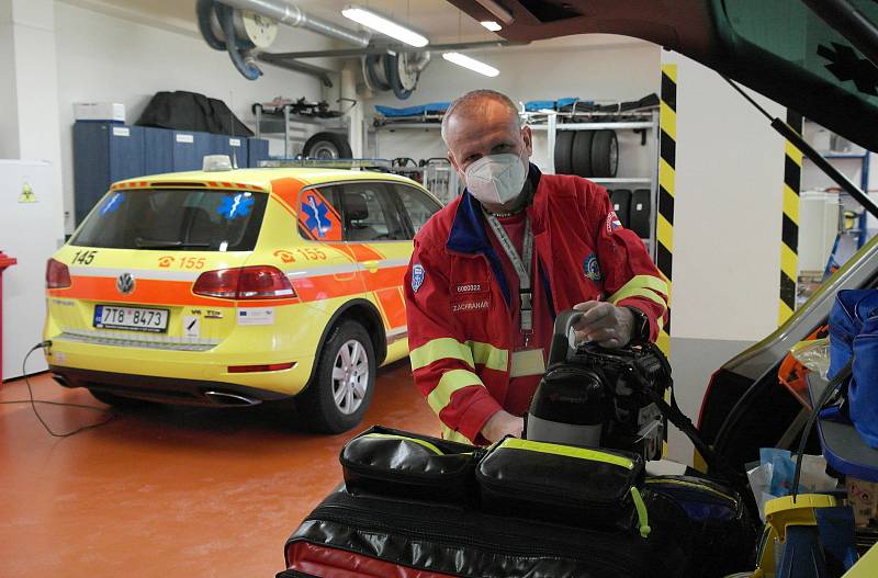 Integrované výjezdové centrum v Ostravě-Zábřehu je jednou z pěti základen záchranky v Ostravě.