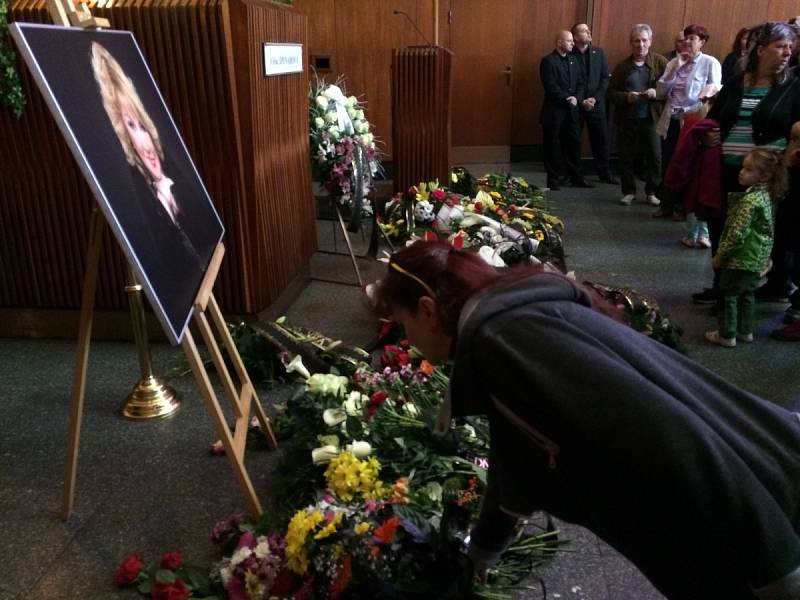 Pohřeb Věry Špinarové v Ostravě, sobota 1. dubna 2017.