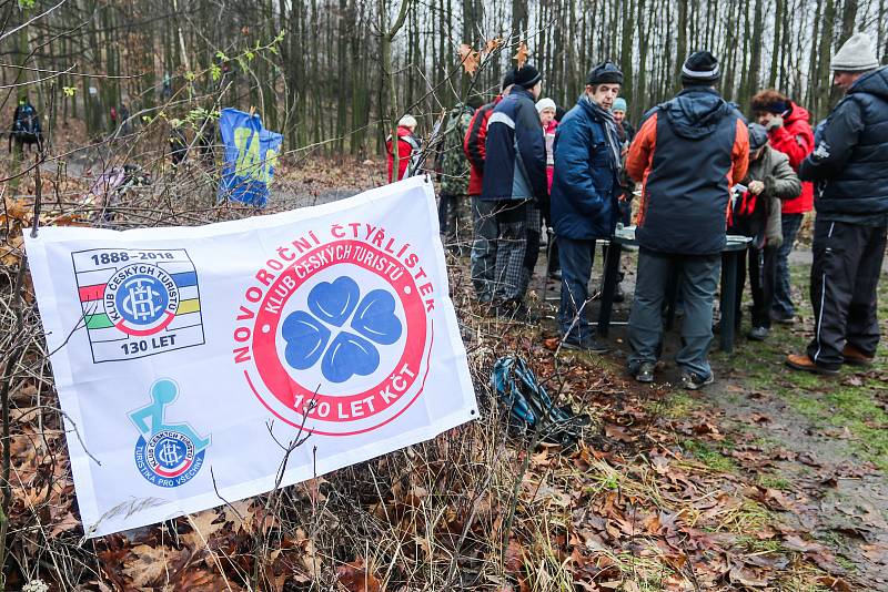 Novoroční výstup na haldu Ema, 1. ledna 2019 v Ostravě.