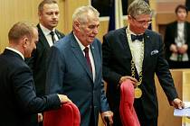 Prezident Miloš Zeman zahájil v úterý 5. září 2017 v Ostravě svou pátou oficiální návštěvu Moravskoslezského kraje.