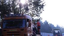 Obnovení prací na mostě zaskočilo řidiče, kteří tento týden projížděli mezi Hlučínem a Ostravou.